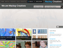 Tablet Screenshot of mackaycreatives.com.au